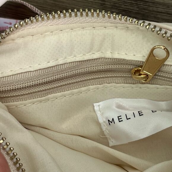 Melie Bianco Ivory Faux Leather Knot Bag NWT - Picture 8 of 16
